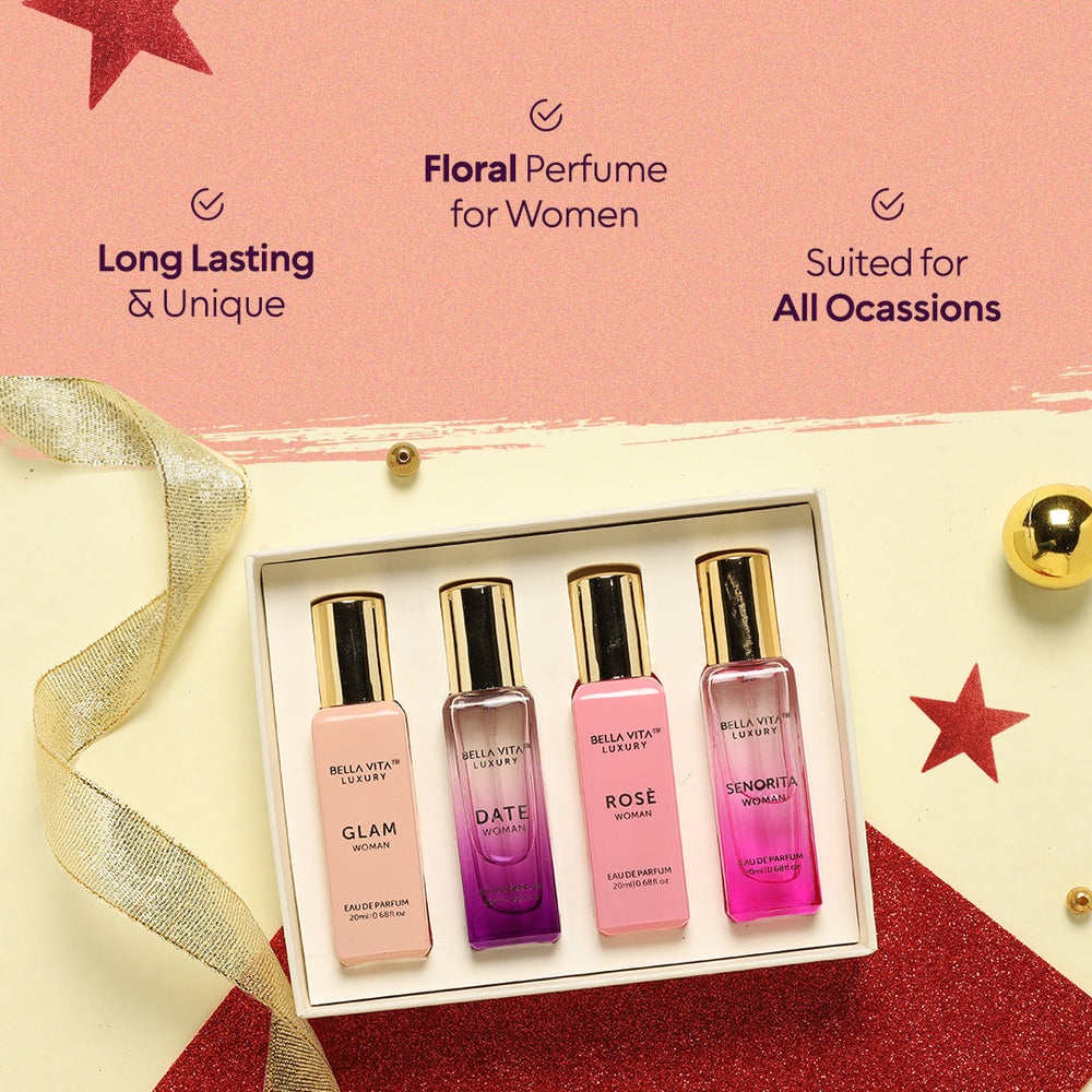 Perfume Gift Set For Women I Set of 0.7 FL OZ Perfumes Online I